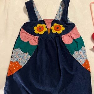 Corduroy owl jumper dress 4T/5T